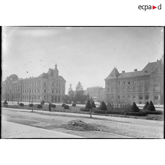 [Monuments historiques à Zagreb.]