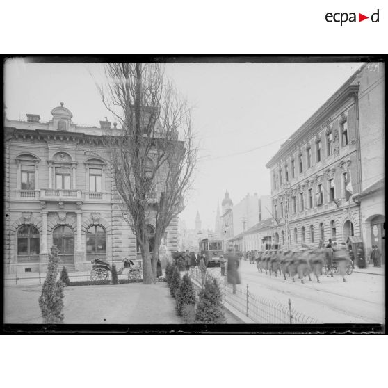 Belgrade. Bureau du colonel Français. [légende d'origine]