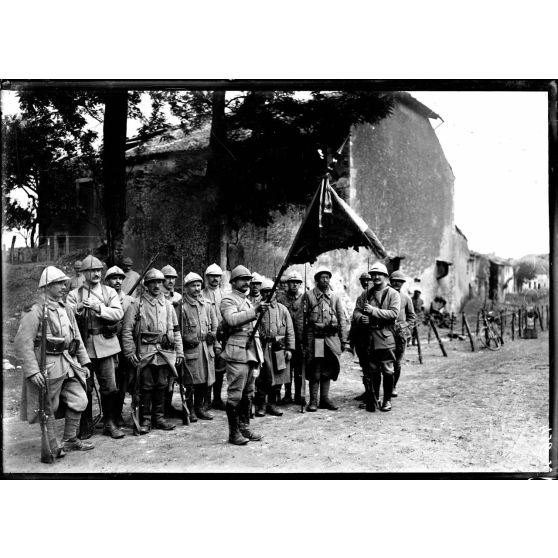 Limey (Meurthe-et-Moselle). Drapeau du 226e régiment d'infanterie. [légende d'origine]