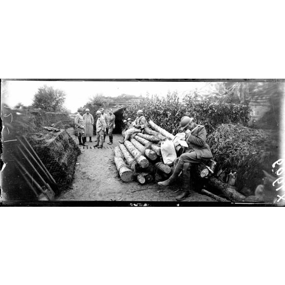 Ferme Raymond (frontière belge), le PC d'une brigade. [légende d'origine]