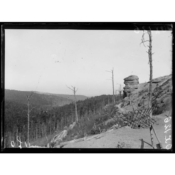 La Chapelotte (Vosges), le sommet. [légende d'origine]