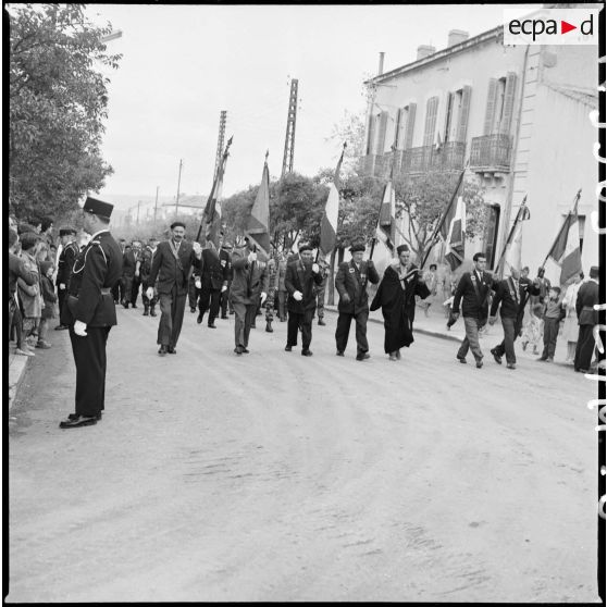 Anciens combattants le 11 novembre1959 à Saïda. [Description en cours]