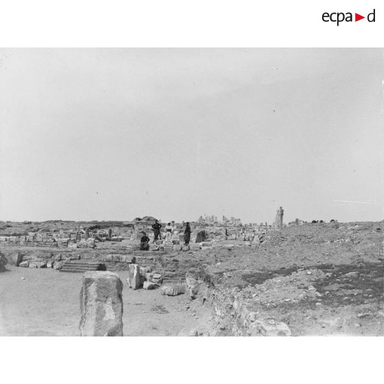 957. Boughrara, 12/04/1903. Ruines romaines, vue générale. [légende d'origine]