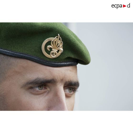 Portrait d'un légionnaire du 3e régiment étranger d'infanterie (3e REI) à Kourou, en Guyane française.