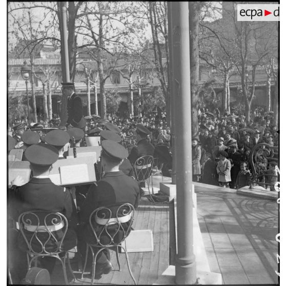 Concert de la musique de l'air à Vichy.