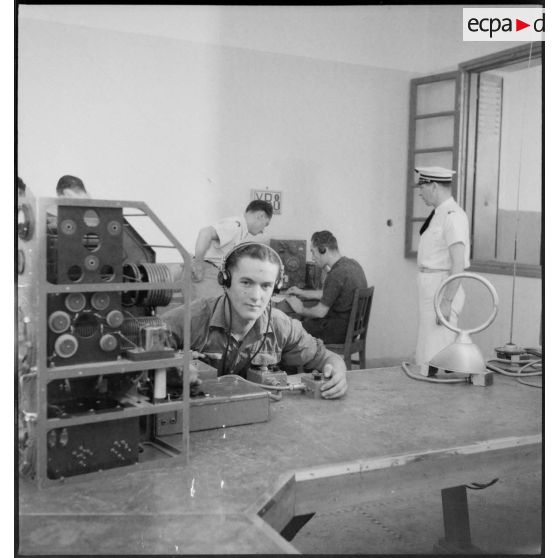 Portrait de deux élèves de l'école de Fez.