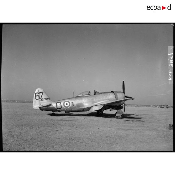 P-47 sur la piste.