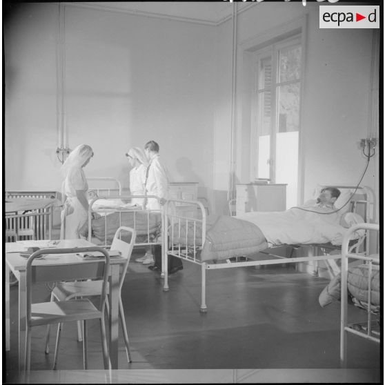 Mise en scène à l'hôpital Chaptal de Paris.