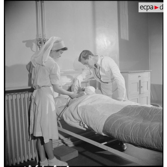 Mise en scène à l'hôpital Chaptal de Paris.