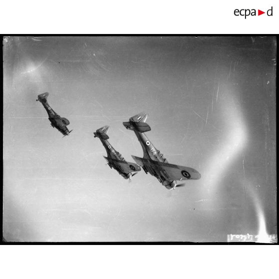 Patrouille de bombardiers en piqué Dauntless.