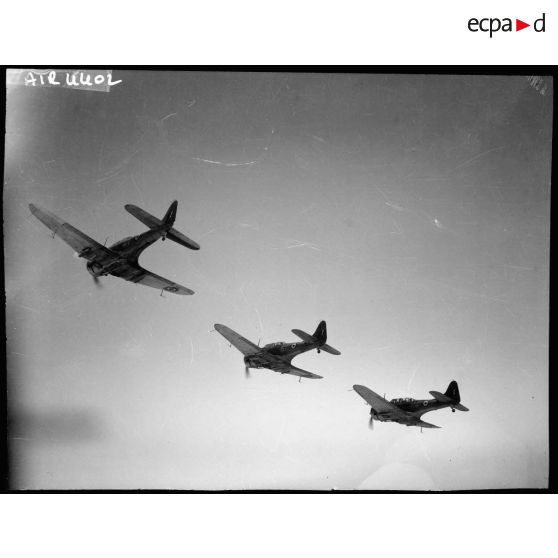 Patrouille de bombardiers en piqué Dauntless.