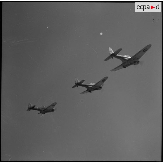 Patrouille de bombardiers en piqué Dauntless.