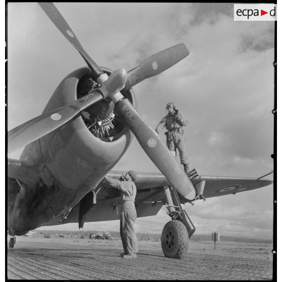 P-47 Thunderbolt et son hélice.