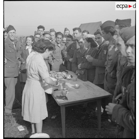 Collation sur le terrain.