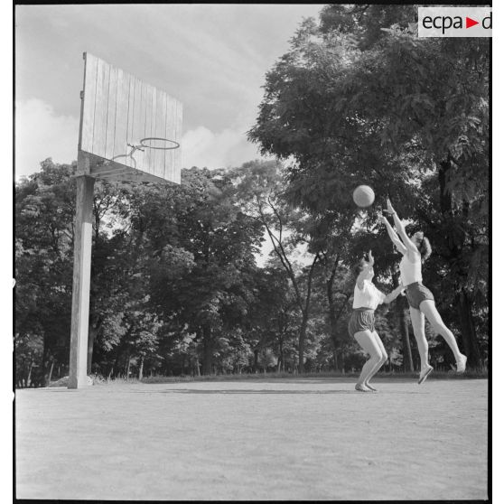 Partie de basket-ball.