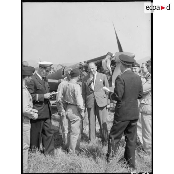 Le commissaire à l'air sur une base aérienne corse.