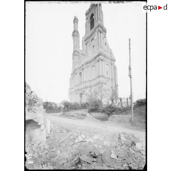 Mont Saint Eloi (Pas de Calais) - l'Abbaye, 21/5. [légende d'origine]