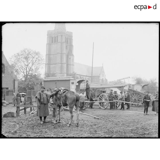 Matériel des ateliers de réparation de Savy-Berlette (Pas-de-Calais). [légende d’origine]