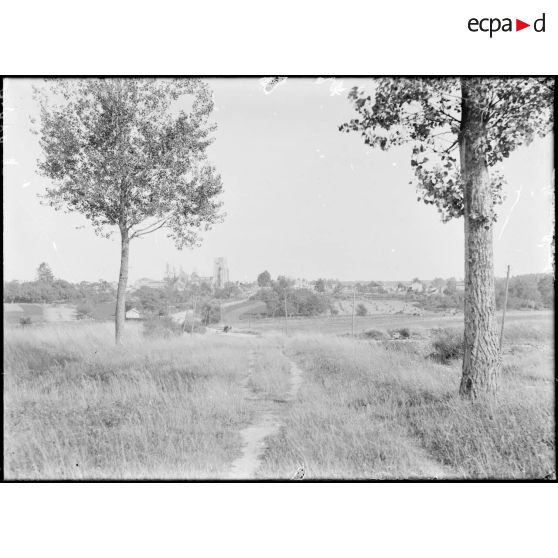 Maurupt-le-Montois, Marne, ruines des combats de septembre 1914. [légende d'origine]