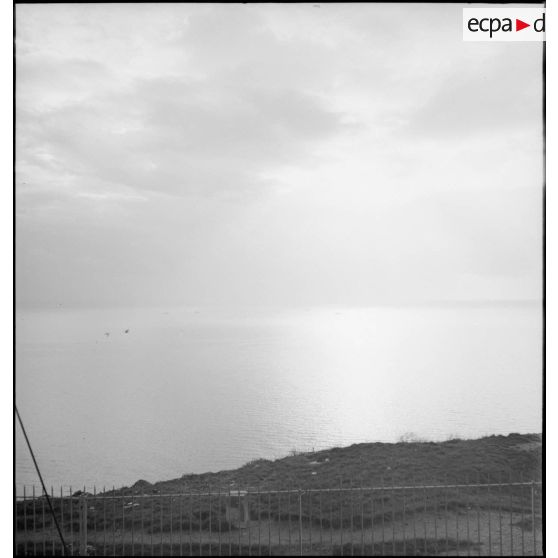 La Manche vue depuis les hauteurs du fort de Sainte-Adresse au Havre.