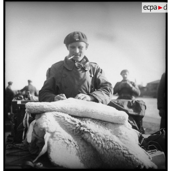 Lieutenant polonais de la Brigade autonome de chasseurs polonais du Podhale (BACP).