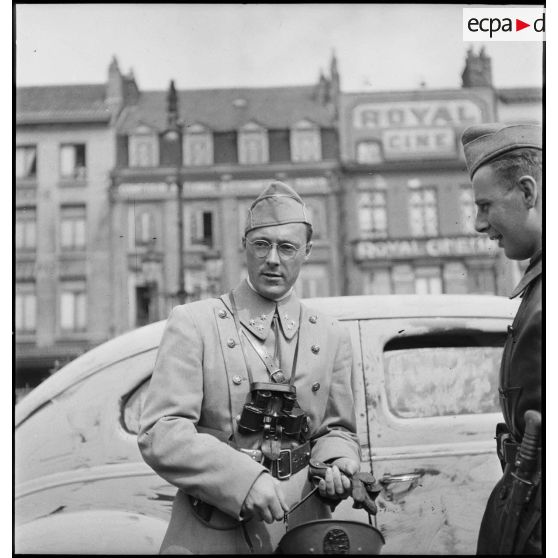 Arrivée du prince Bernard de Lippe-Biesterfeld à Dunkerque.