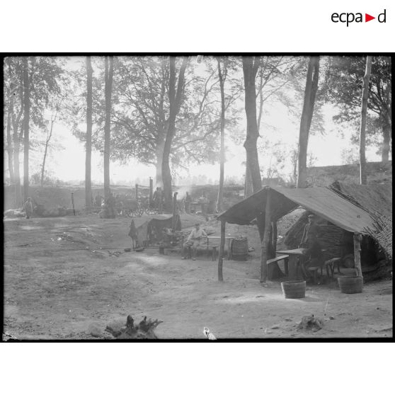 Parc d'Offémont (Oise). Les cuisines du 316e de ligne. [légende d'origine]