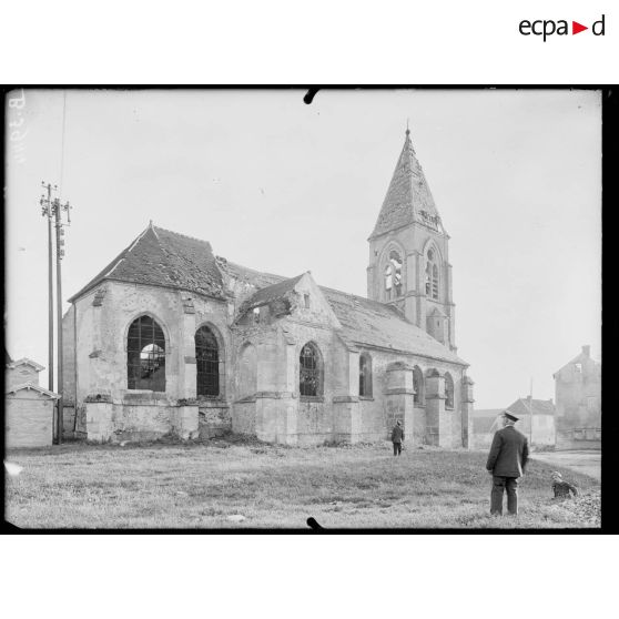 Barcy (Seine-et-Marne), l’église, intérieur. [légende d’origine]