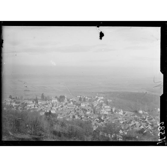 Près de Verzy (Marne). Panorama pris de l'observatoire du Sinaï. [légende d'origine]