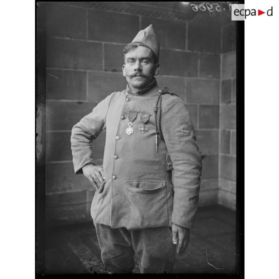 Fischbach, le soldat Bigorme. Chevalier de la Légion d'honneur. [légende d'origine]