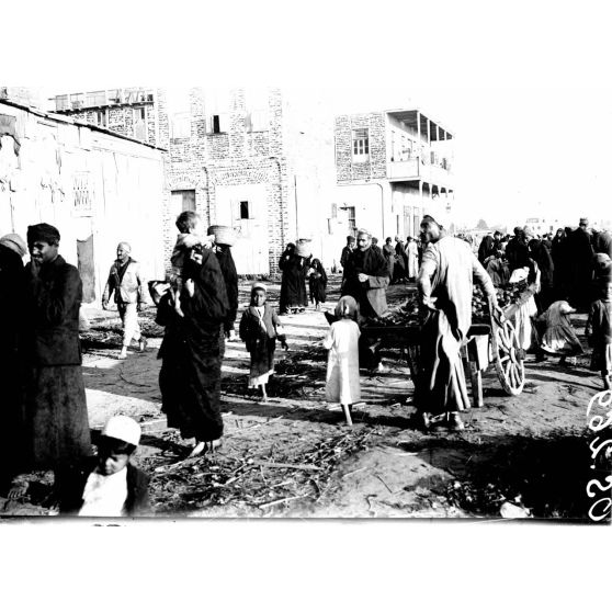 Port-Saïd. Le marché arabe. [légende d'origine]