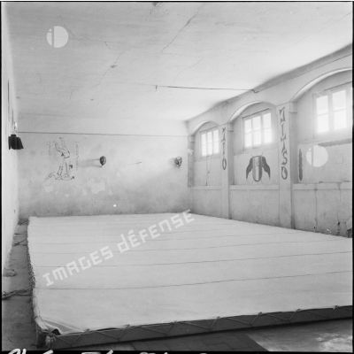 Salle de judo du 11e BTA à Sétif.