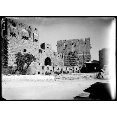 Jérusalem. Palestine. La tour de David. [légende d'origine]