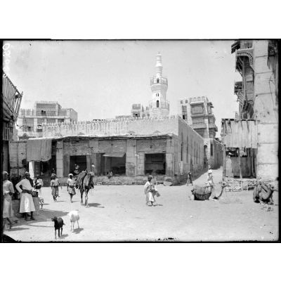 Djeddah (Arabie). Le quartier de la Mecque. [légende d'origine]