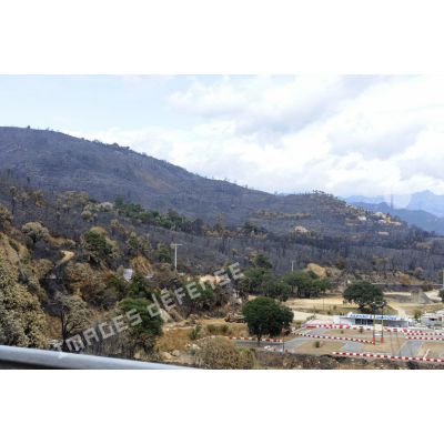 En Corse, lors de l'opération Hèphaïstos, dans la vallée de Péri, un circuit de karting a été préservé de l'incendie.