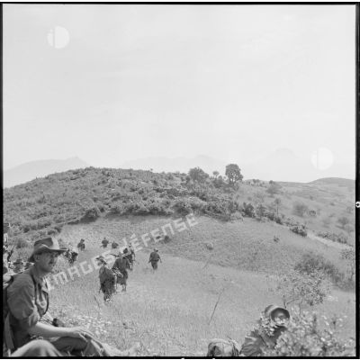 Progression des troupes lors de l'opération Espérance.