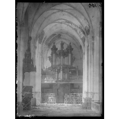 Arras. Eglise Saint-Jean-Baptiste. Les grandes orgues. [légende d'origine]