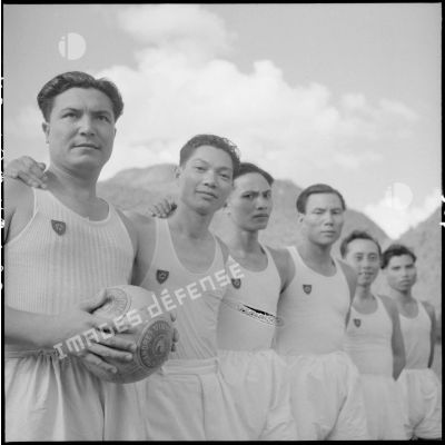 L'équipe de volley-ball de Lai Chau.