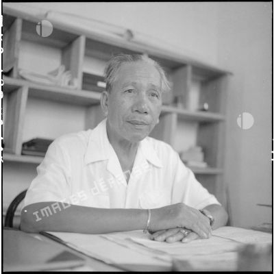 Portrait de Deo Van Moun, président du tribunal de Lai Chau.