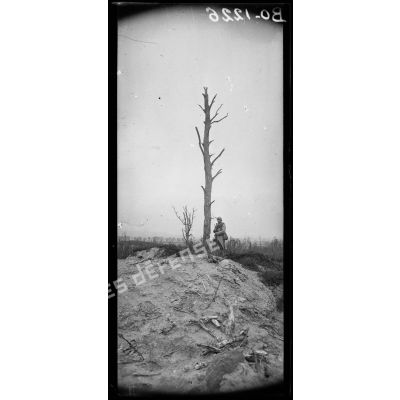 Bois des Buttes (Aisne), vue prise sur le terrain de l'attaque du 16 avril 1917. [légende d’origine]