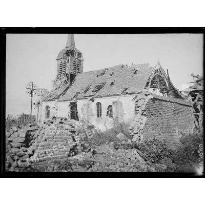 Corbie, Somme, l'église. [légende d'origine]