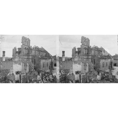 Louppy-le-Château. Vue générale des ruines. [légende d’origine]