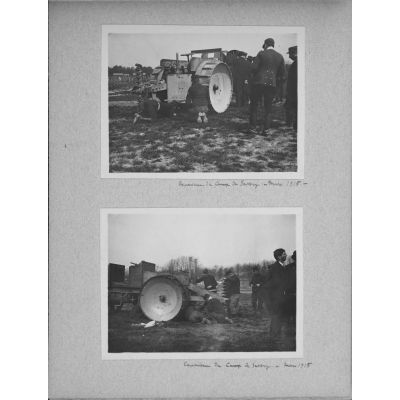 [Appareils d'expérience, 1914-1916]  Album monté. Page 14.