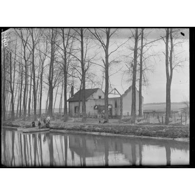 Maison du passeur, près de la ferme du Couraux, au nord-ouest de Sillery. Marne. [légende d'origine]