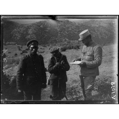 Région de Vladaja, 18 août 1916. Prisonniers bulgares. [légende d'origine]