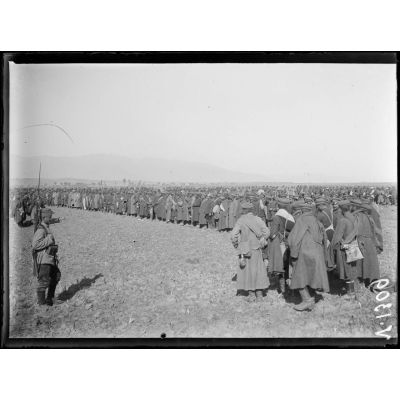 Vrbeni (Macédoine). Camp de 800 prisonniers bulgares faits par les serbes. [légende d'origine]