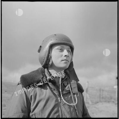[Portrait d'un pilote d'Alouette II.]