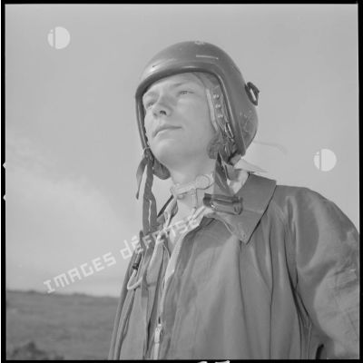 [Portrait d'un pilote d'Alouette II.]