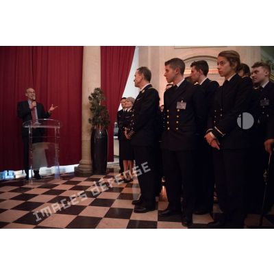 Allocution de monsieur Eric Dyèvre, président de l'AEN (ancien de l'école navale), lors de la réunion du séminaire des grandes écoles militaires.