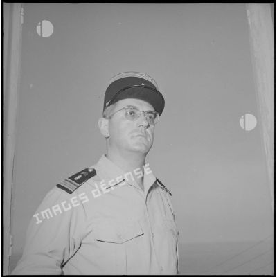[Portrait du commandant Moisson, chef du Bureau du Moral du corps d'armée d'Oran (CAO).]